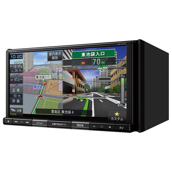 カーナビ 楽ナビ AVIC-RZ303-3 ［7型ワイド /ワンセグ］｜の通販は