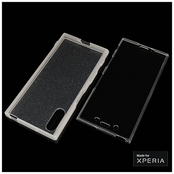 Xperia XZs用 全面カバー TPU ラメクリア 3067XPXZS｜の通販は