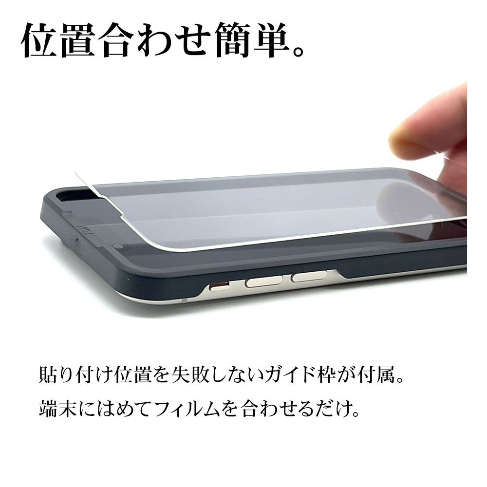 iPhone2022秋 6.1 3眼モデル 割れないガラスコートフィルム 高光沢 薄型 0.25mm 高感度