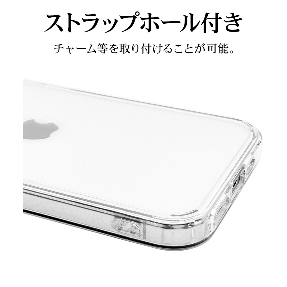 iPhone2023 6.1 2眼 ハイブリッドケース TPU×PC CL ラスタバナナ