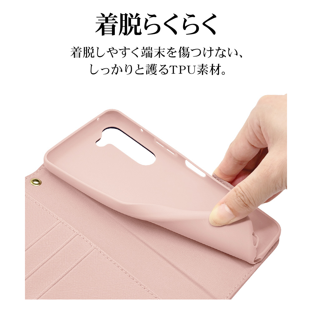 arrows We2 Plus ハンドストラップ付き手帳型ケース