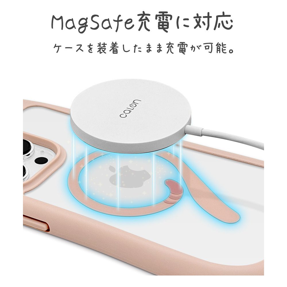 iPhone15 Pro Max mimi 猫耳ハイブリッドケース TPU×PC Magsafe