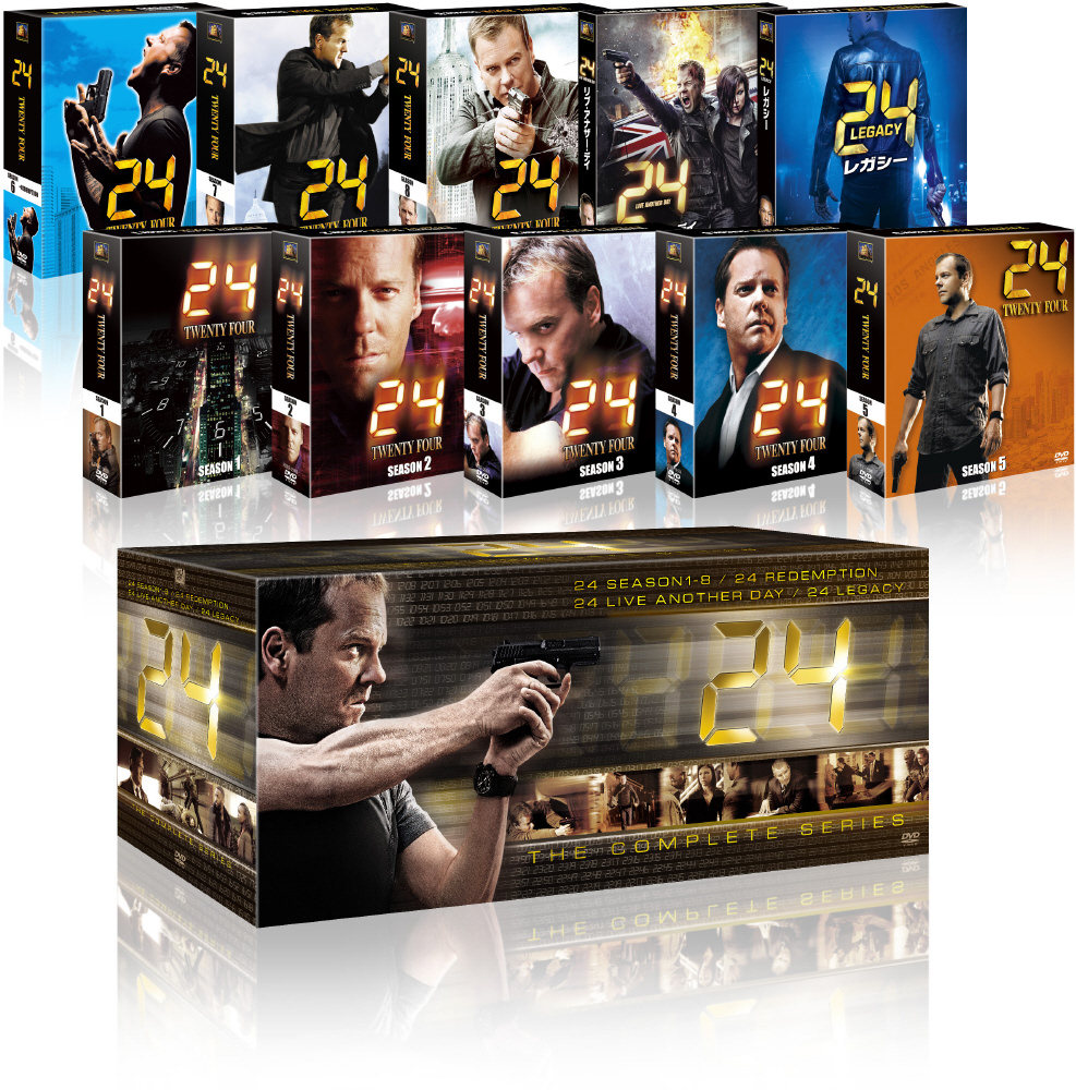 24 TWENTY FOURシーズン1～8 コンパクトdvd BOX - DVD/ブルーレイ