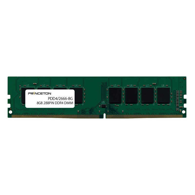 プリンストン 増設メモリ 8GB DDR4 2666MHz PC4-21300 CL19 288pin DIMM PDD4 2666-8G デスクトップPC向け DOSV Win対応 新生活