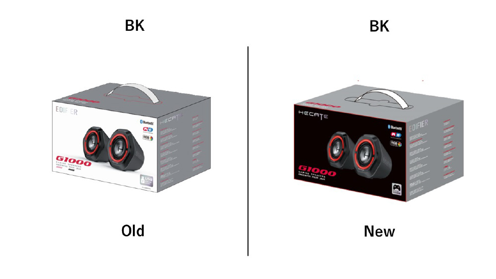 ED-G1000-BK ゲーミングスピーカー Bluetooth＋USB-A/3.5mm接続 Hecate