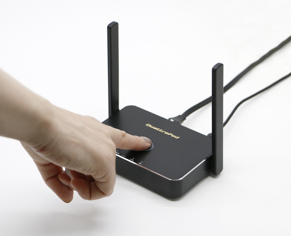 QuattroPod Mini 1T1R ワイヤレス プレゼンテーション 会議等 ワイヤレスプレゼンテーションQuattroPod Mini (親機1台+子機1台