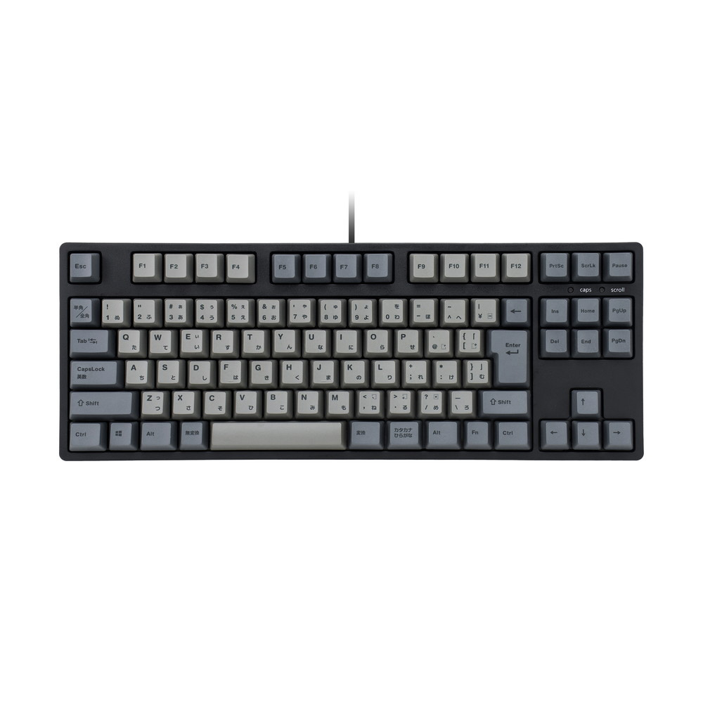 iKBC CD87 茶軸　JIS配列　キーボード 全付属品付き キーボード CD87(茶軸) ブラック IK-CD87-G/BR-BK ［有線 /USB］｜の