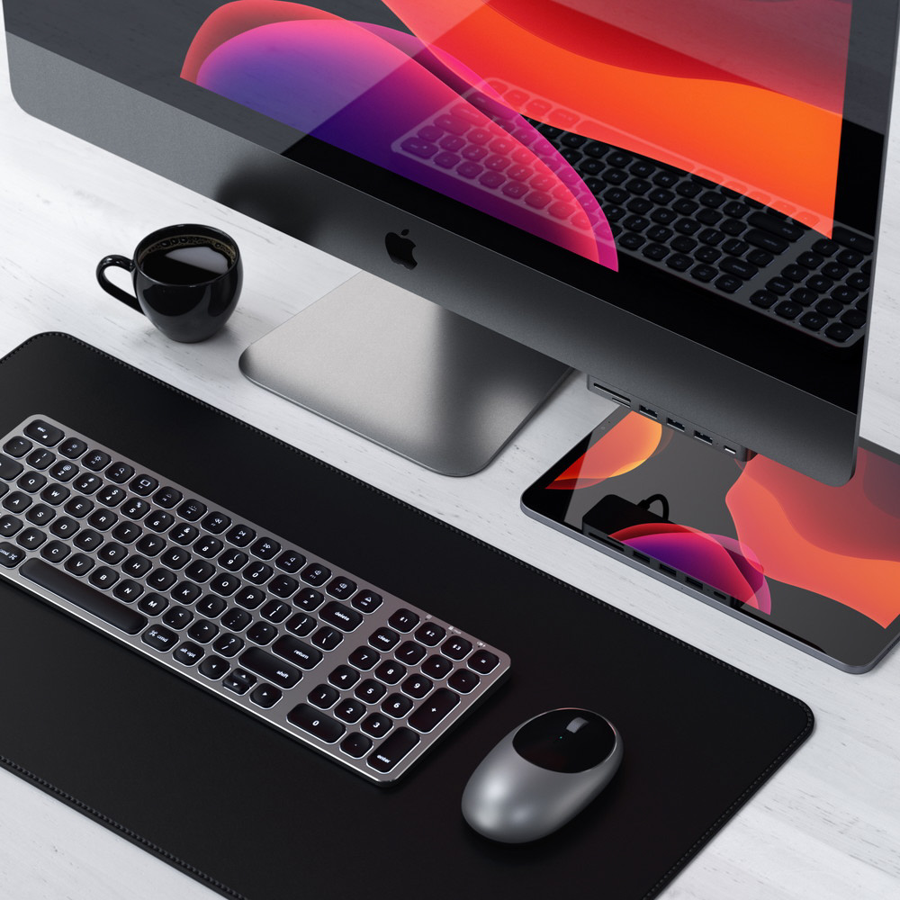 PST-LDMK デスクマット [590x315x4mm] Eco-Leather Deskmate