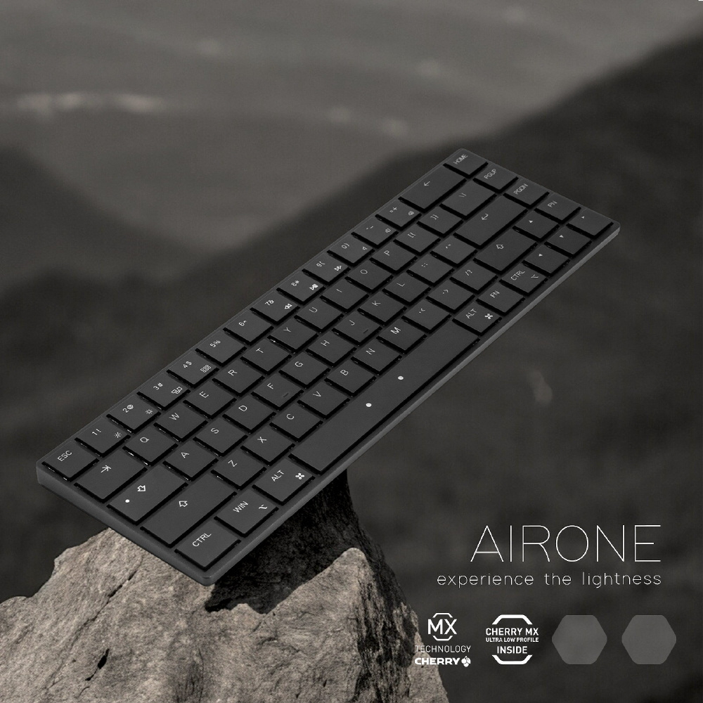 キーボード Barocco AIRONE RGB(タクタイル・英語配列) ブラック