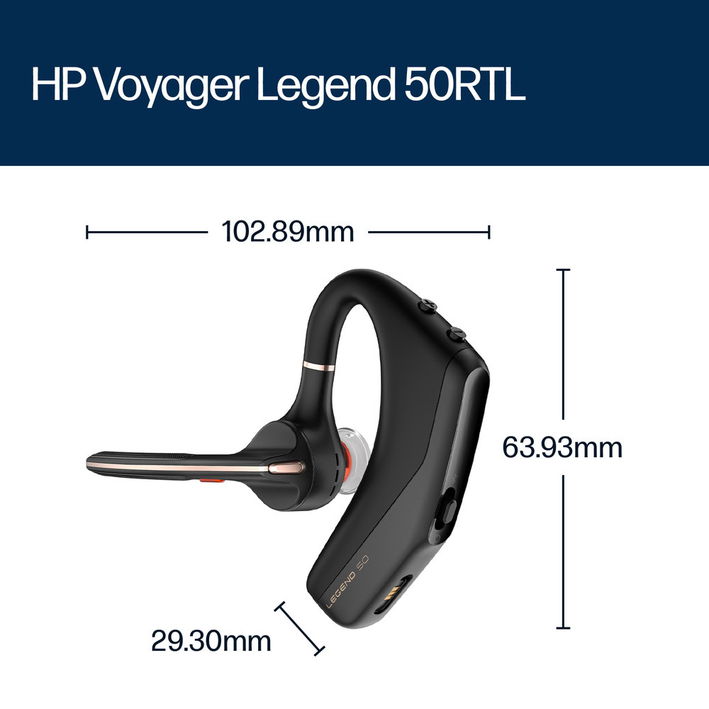 Voyager legend 50 数回使用の超美品　箱無し ヘッドセット Voyager Legend 50RTL CP PPVYG-LEG50RTL ［ワイヤレス