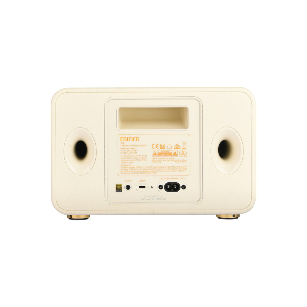 WiFiスピーカー ホワイト ED-D32-WH-A ［ハイレゾ対応 /Bluetooth対応