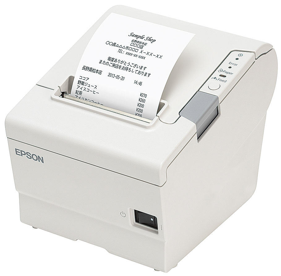 中古）EPSON レシートプリンター TM-T885(USB・RS232C 80mm)グレー 通販