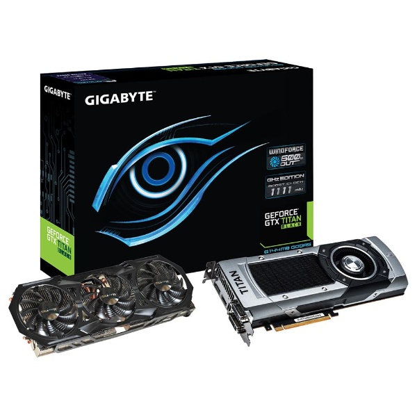 NVIDIA GeForce GTX TITAN Black ［PCI-Express 3.0 x16・6144MB］　GV-NTITANBLKGHZ-6GD-B