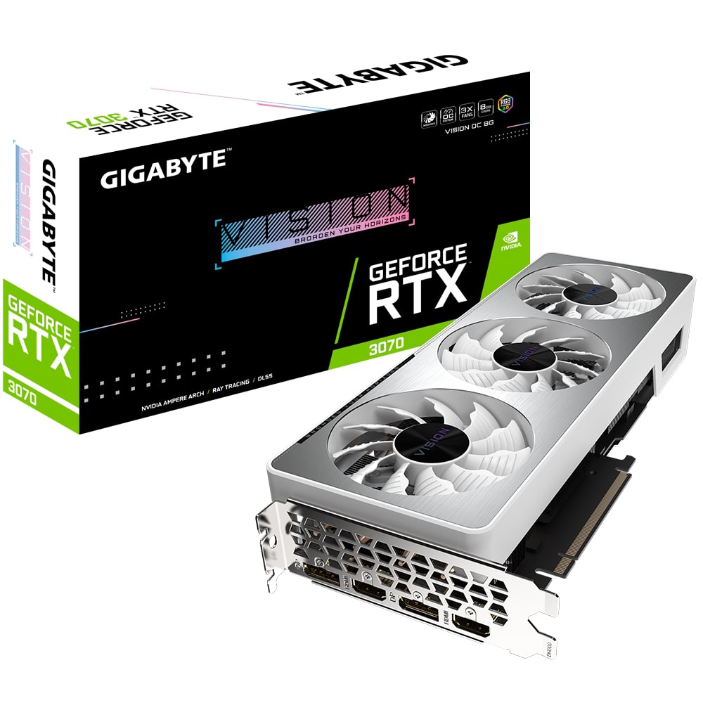 グラフィックボード GeForce RTX 3070 VISION OC 8G GV-N3070VISION OC