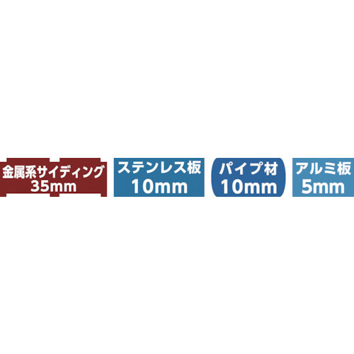 超硬ホールソー メタコアトリプル（ツバ無し）75mm MCTR75TN｜の通販は