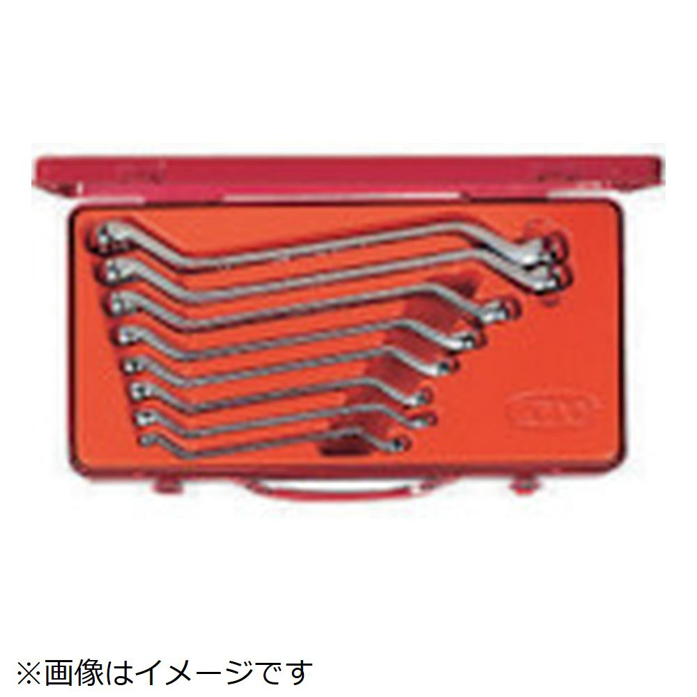 KTC メガネ レンチ セット 8本入 M258
