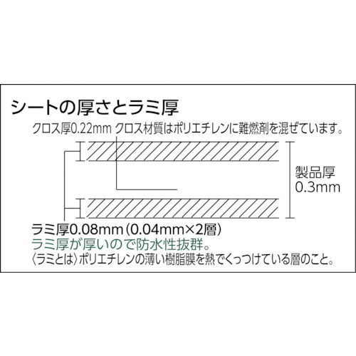 防炎シートα軽量 幅1.8m×長さ3.4m GBS1834A｜の通販はソフマップ[sofmap]