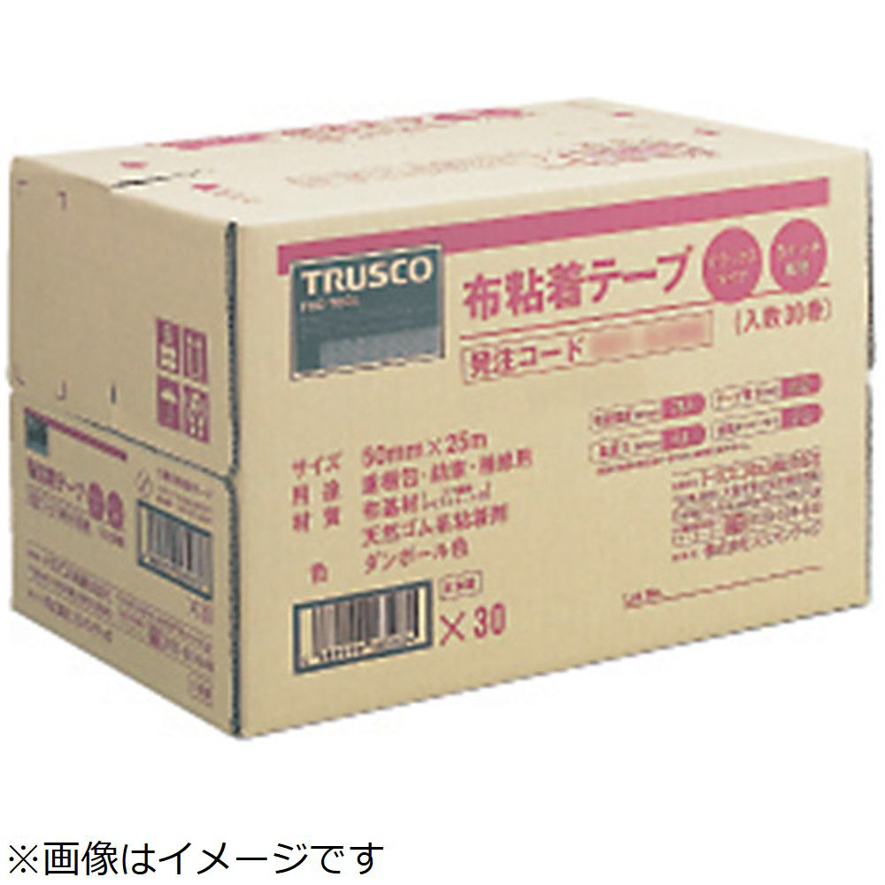 TRUSCO α布粘着テープエコノミータイプ 幅50mmx長25m GNT50SE｜の通販