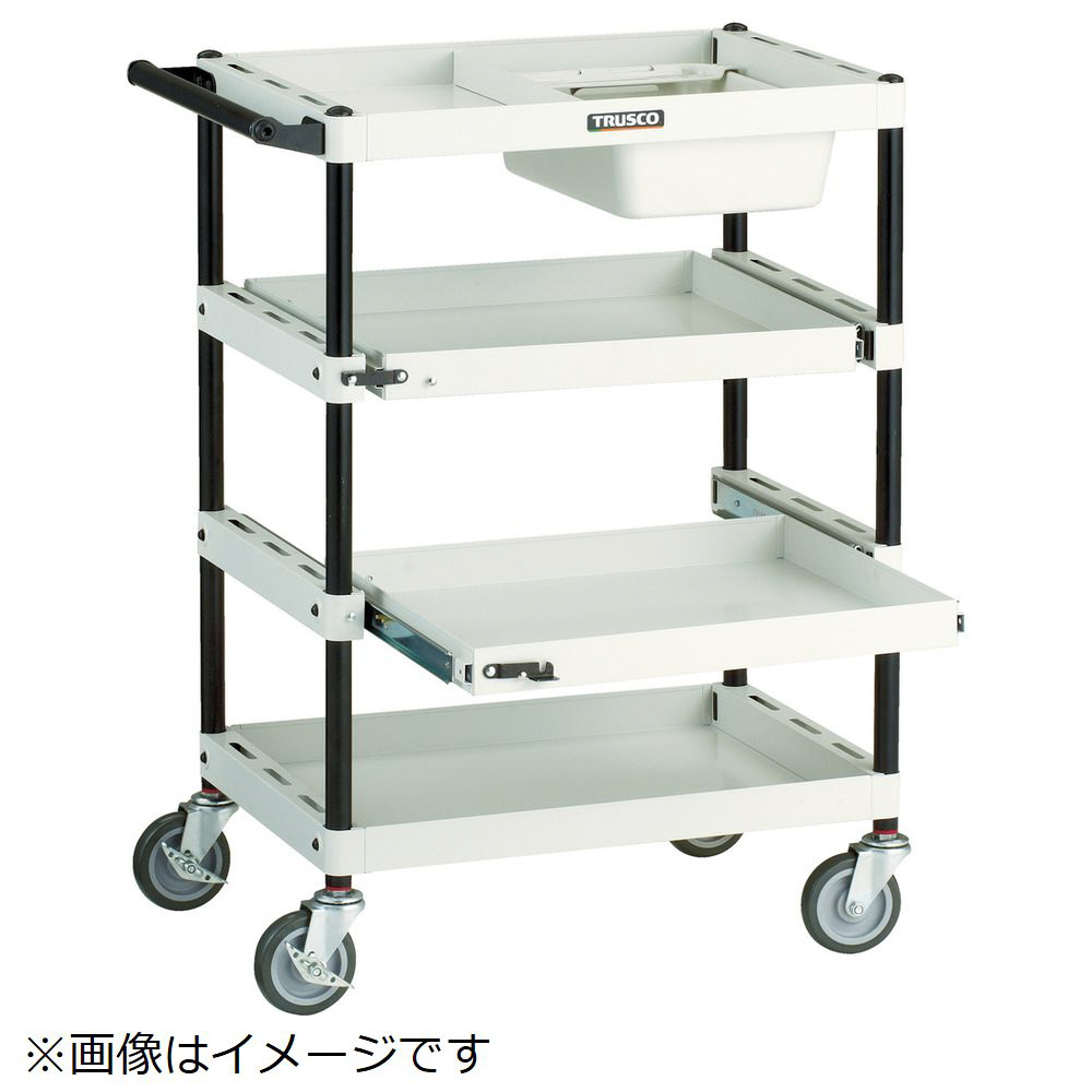 ツールワゴンベスト サイドハンドル 2ウェイ S棚板付き Sb色 Twbs644spsb スチール製ワゴン ボルトタイプ の通販はソフマップ Sofmap