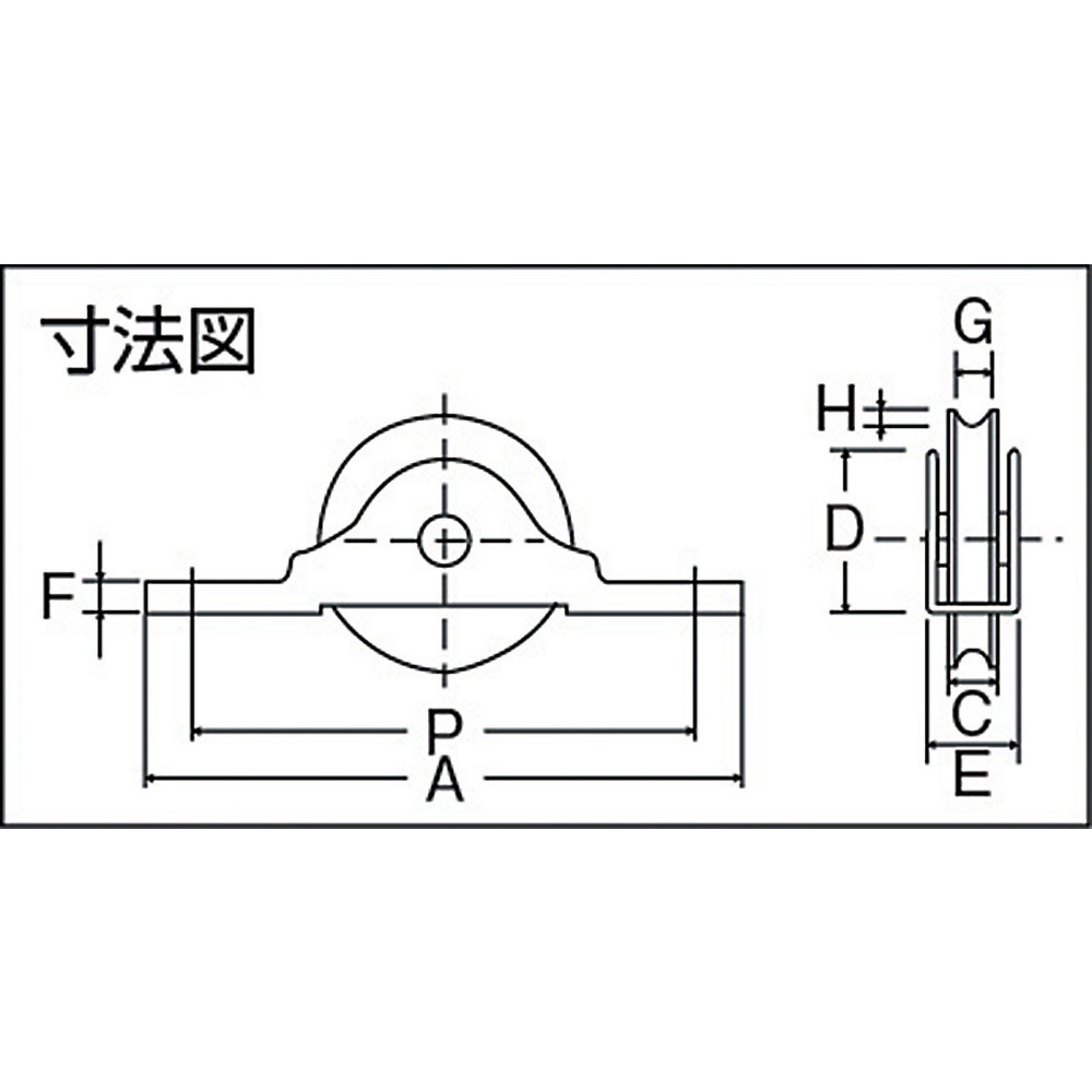 ステンレス ベアリング戸車 丸型 Φ30 THS1530M｜の通販はソフマップ