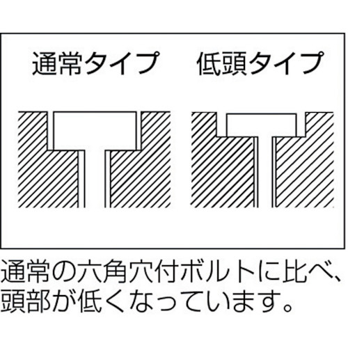 低頭六角穴付ボルト ステンレス全ネジ サイズM4X6 14本入 B0890406