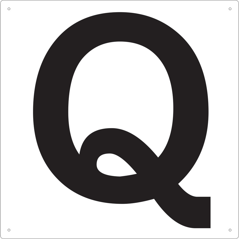 TAEH-Q TRUSCO 表示板 アルファベット「Q」 420X420｜の通販はソフマップ[sofmap]