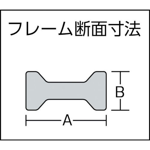 TRUSCO(トラスコ) F型クランプ深型 口開250mmフトコロ250mm D25T25J-