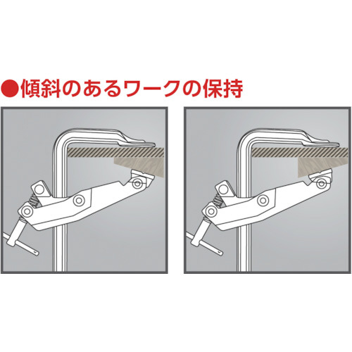 CTL-15 TRUSCO カンチレバー型クランプ 開き150mm