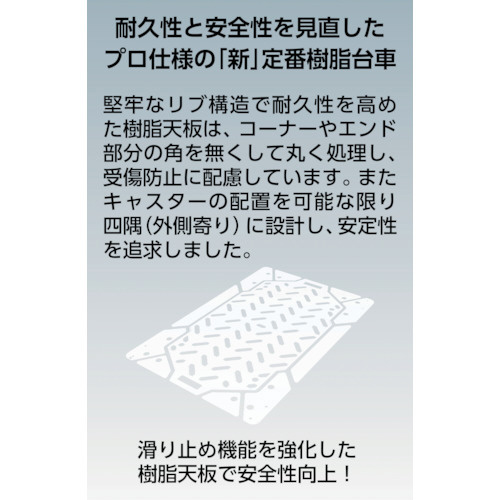 TP-X702 TRUSCO グランカート サイレント 固定 718X468