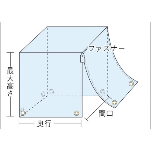 TRUSCO パレットカバーブルーシート1300X1300XH1300 P-13A｜の通販はソフマップ[sofmap]