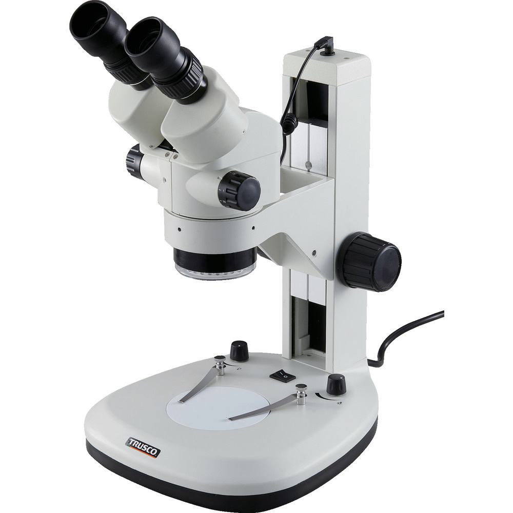TRUSCO　ズーム実体顕微鏡　双眼　LEDリング照明付　SCOPRO（スコープロ） ZMSR-B1