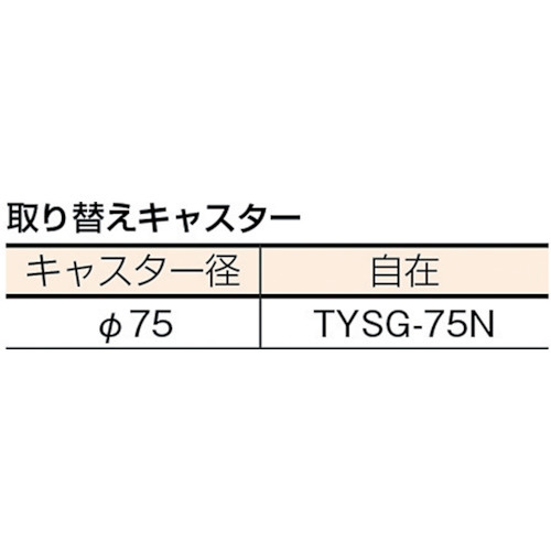 トラスコ中山/TRUSCO 平台車 630×400 ナイロン車 D1T(5092264) JAN