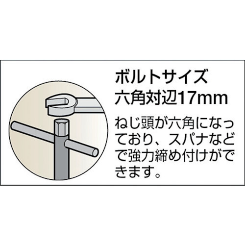 Lクランプ強力型 最大口開600mmX深さ120mm GKLB600｜の通販は