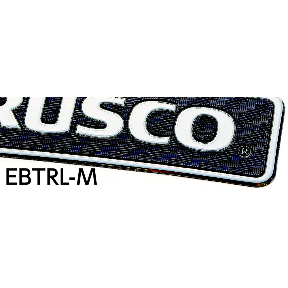 TRUSCO　超耐候性軟質エンブレム　TRUSCOロゴ文字のみ　エンボス加工タイプ EBTRL-M