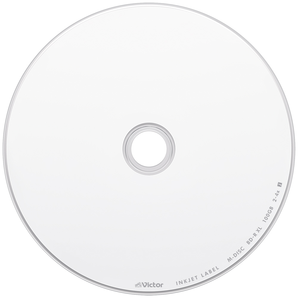 ビクター Victor 音楽用 CD-R 80分 20枚 カラーMIXプリンタブル