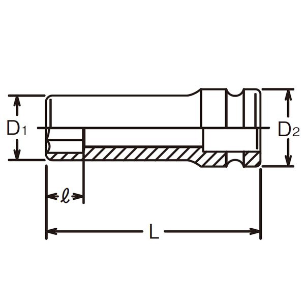 AN14300-17 1/2インチ(12.7mm) インパクトホイールナット用アルミ