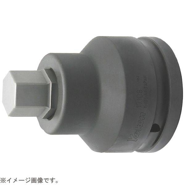 17108.32-27 1.1/2インチ(38.1mm) インパクトヘックスビットソケット 27mm