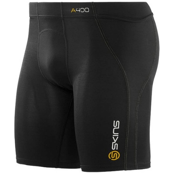 メンズ コンプレッションショーツ A400 パワーショーツ(Sサイズ/ブラック) B40052303D