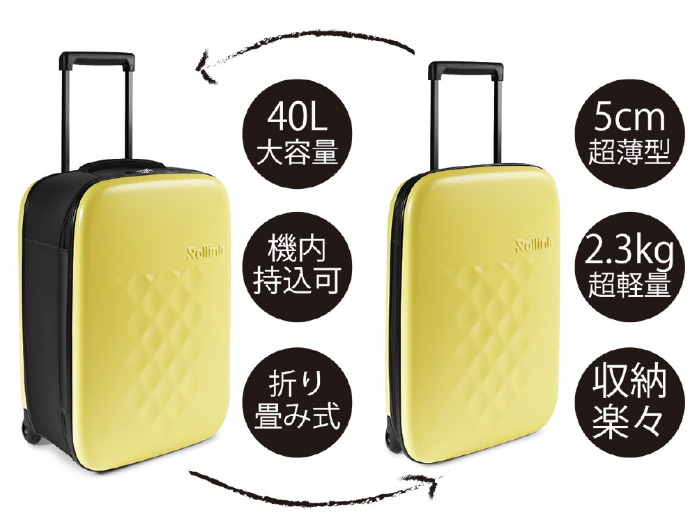 FLEX フォーダブルスーツケース 40L アクアファー 50822｜の通販は ...