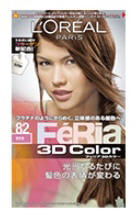 ロレアル パリ フェリア 3Dカラー (＃82 サクラ) 1剤40g+2剤60ml+トリートメント40g［ヘアカラー］ フェリア