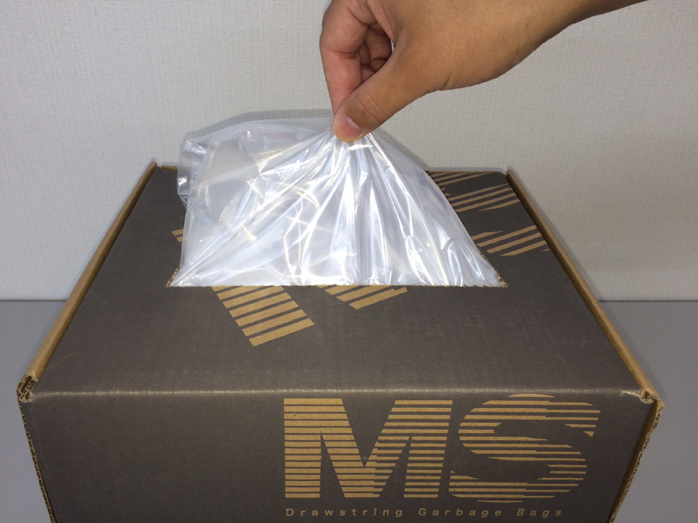 美しい 明光商会 シュレッダー用ゴミ袋MSパック 紐付 Mサイズ MSパック