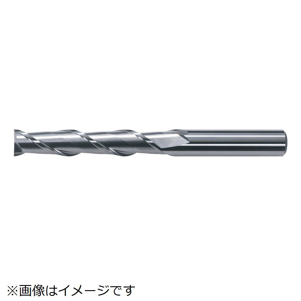 三菱Ｋ ２枚刃超硬エンドミル（ロング刃長） アルミ用 ノンコート
