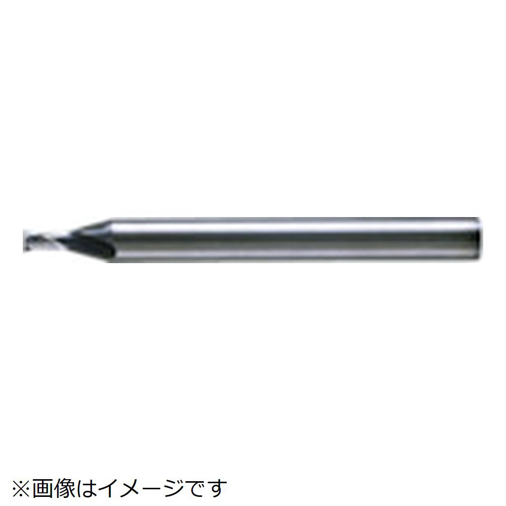 三菱Ｋ ２枚刃超硬エンドミル（エキストラショート刃長） ノンコート