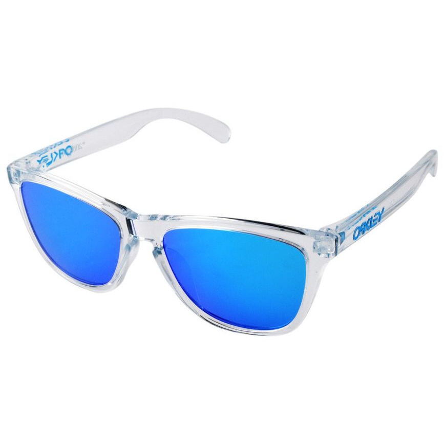 OAKLEY FROGSKINS【アジアフィット】（ポリッシュドクリア/サファイアイリジウム）OO9245-41［サングラス］