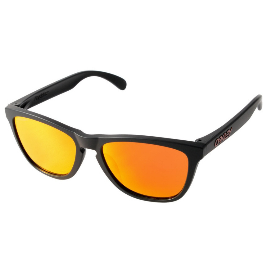 OAKLEY FROGSKINS【アジアフィット】（マットブラック/プリズムルビー）OO9245-6354［サングラス］