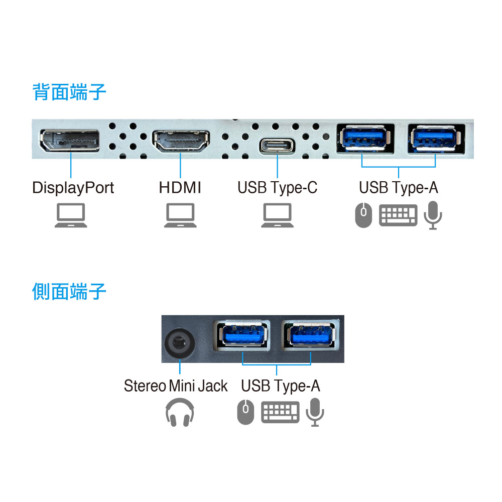 買取】USB-C接続 PCモニター FlexScan ブラック EV2480-BK ［23.8型