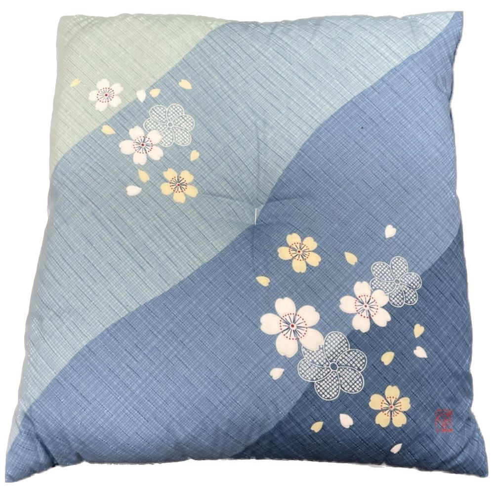 座布団 桜 銘仙判 55×59cm ブルー 943968/BL｜の通販はソフマップ[sofmap]
