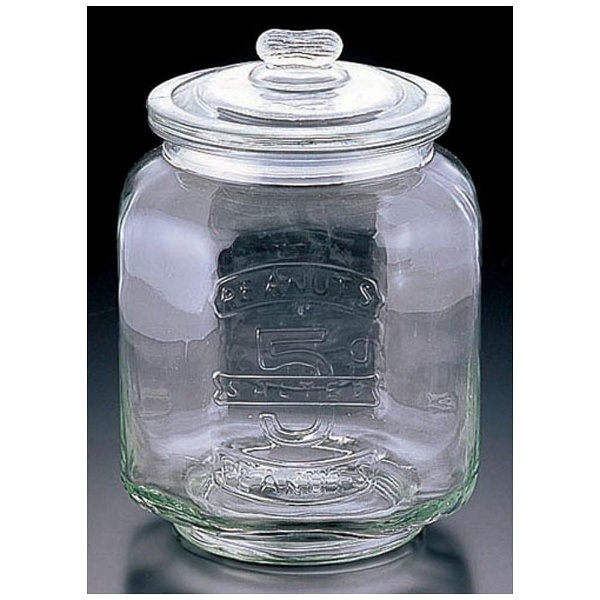 Glass Cookie Jar ガラスクッキージャー Mサイズ - 食器