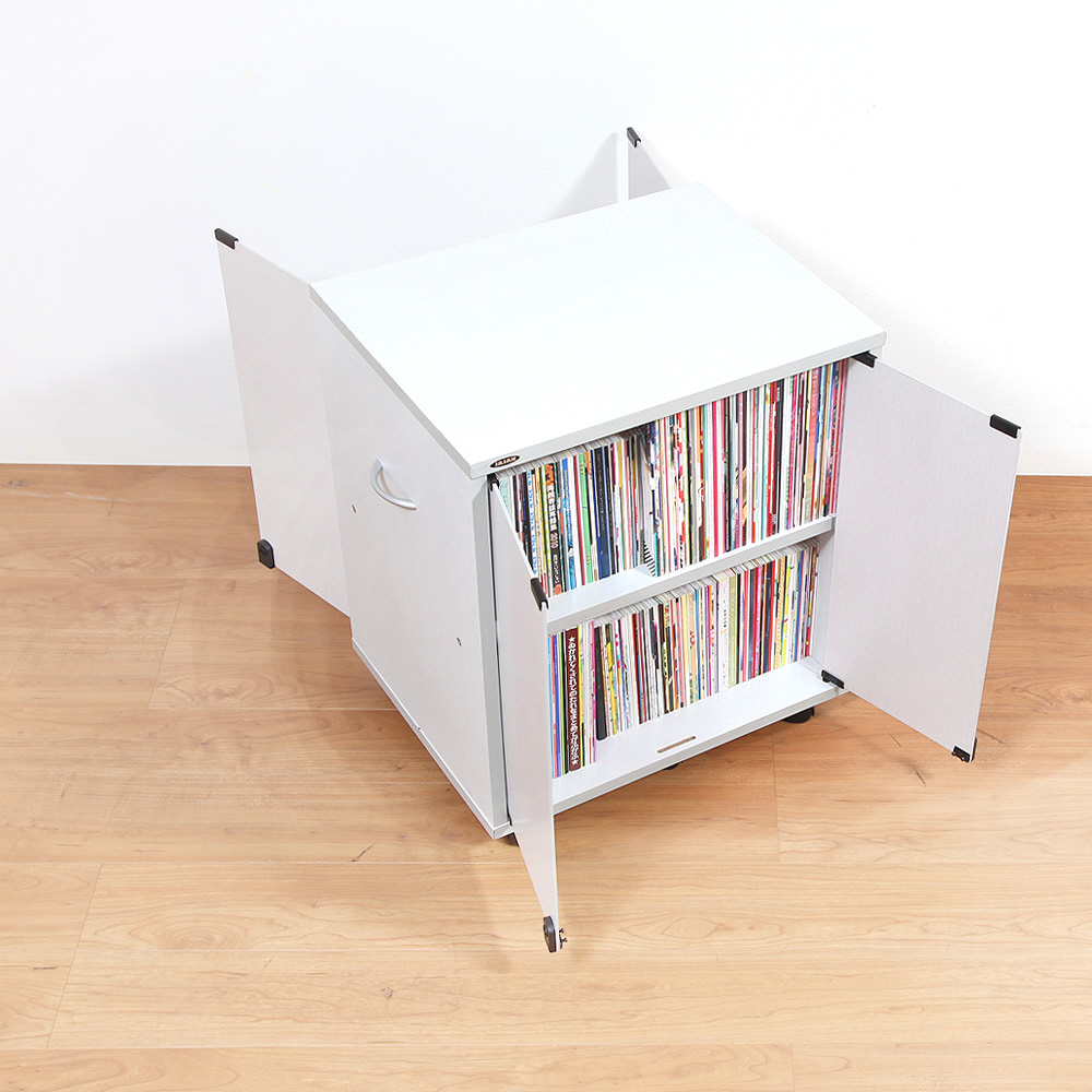 同人誌専用 押入れワゴン 両面収納 奥行45cm JAJAN ブラウン DSW-T60B