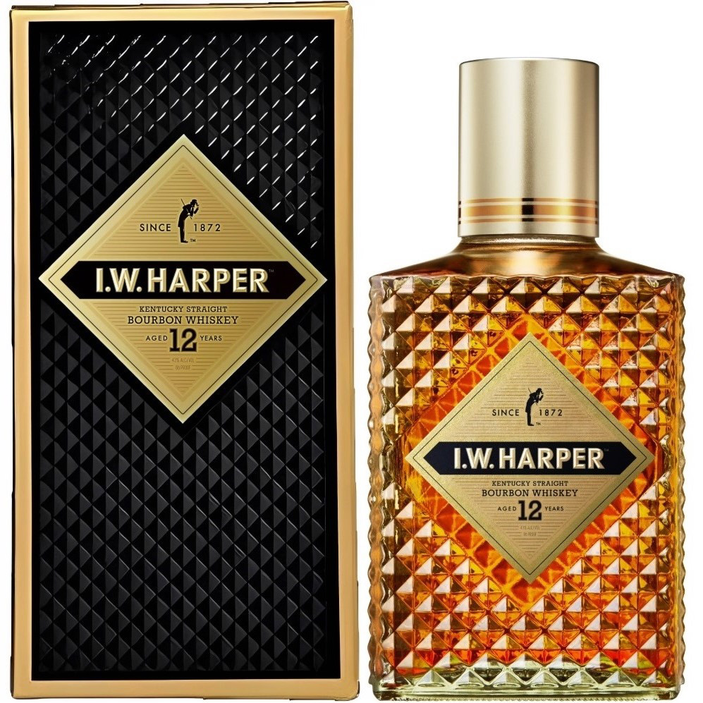 稀少❗️90年代❗️750ml⭐️43%⭐️ I.W.ハーパー/証紙付/古酒/バーボン 古酒 IWハーパー 12年 バーボン ウイスキー 750ml 43％ I.W.